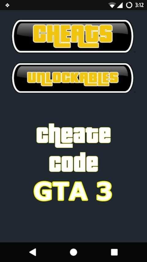 Cheat Codes for GTA 3 9 تصوير الشاشة