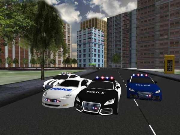 3D Police Car Racer स्क्रीनशॉट 1