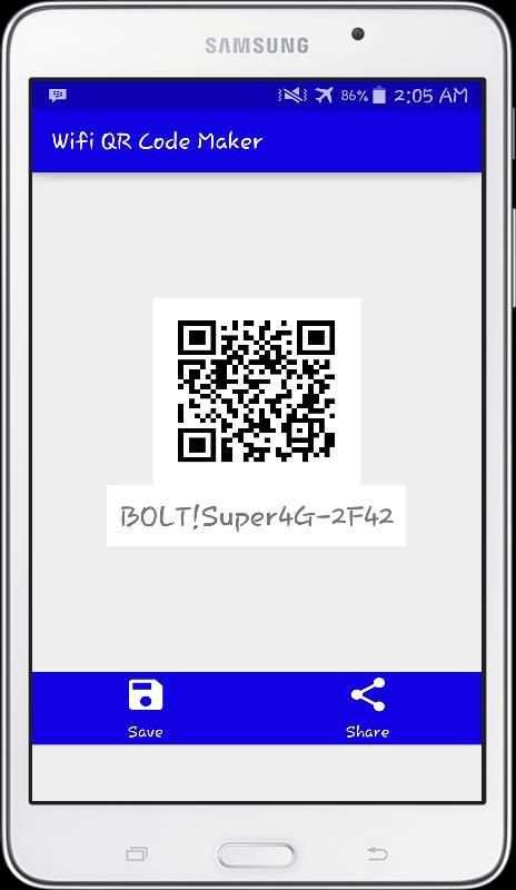 WiFi QR Code Maker скриншот 1