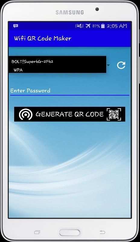 WiFi QR Code Maker स्क्रीनशॉट 2