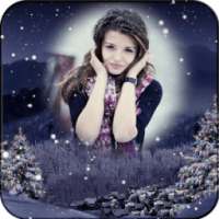 Cool Snowfall Photo Frames