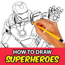 How to Draw Superheroes Marvel иконка