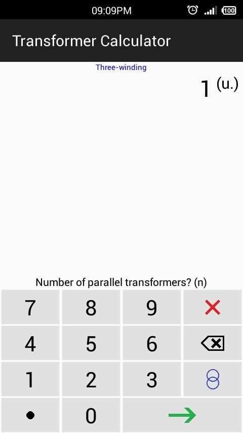 Transformer Calculator स्क्रीनशॉट 4