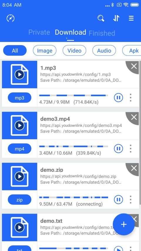 Download Manager - Fast Private Downloader screenshot 8