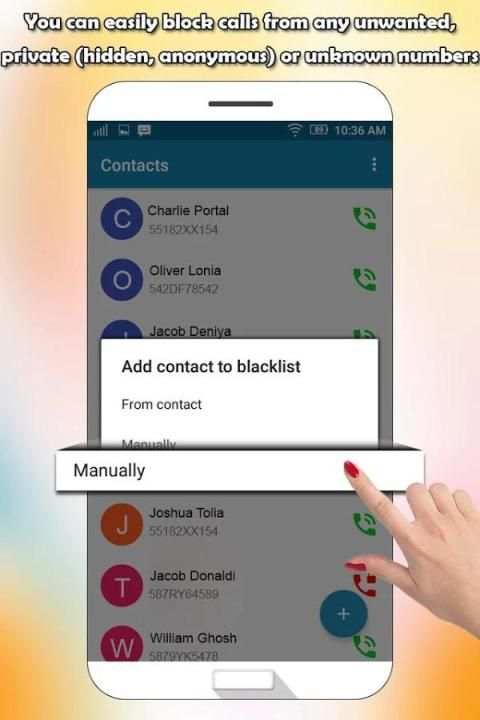 Calls Blacklist - Call Blocker स्क्रीनशॉट 4