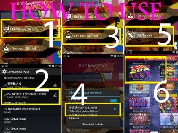 FC Barcelona Keyboard themes screenshot 6