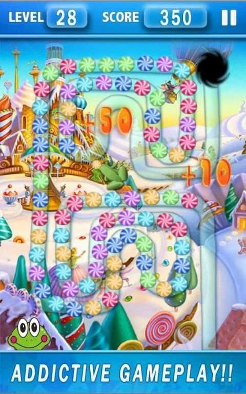 Candy Bubble Frog screenshot 1