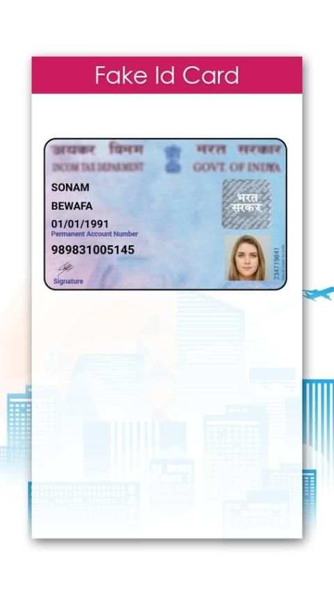 Fake ID Card Maker 4 تصوير الشاشة