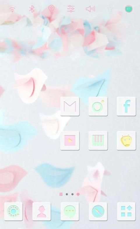 Pastel Birds Launcher theme स्क्रीनशॉट 3