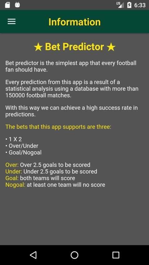 Bet Predictor स्क्रीनशॉट 11