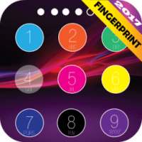 Real fingerprint screen unlock أيقونة
