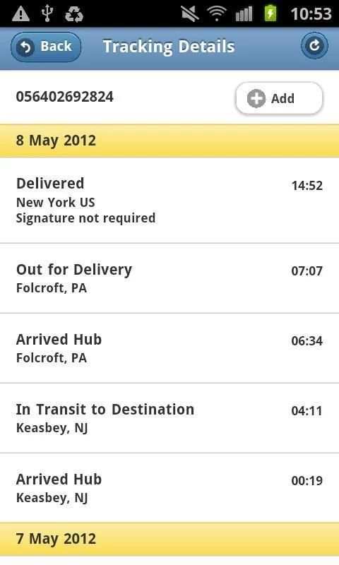 SkyNet Mobile Tracking screenshot 1