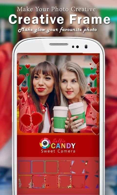 Candy Selfie Sweet Camera HD स्क्रीनशॉट 4