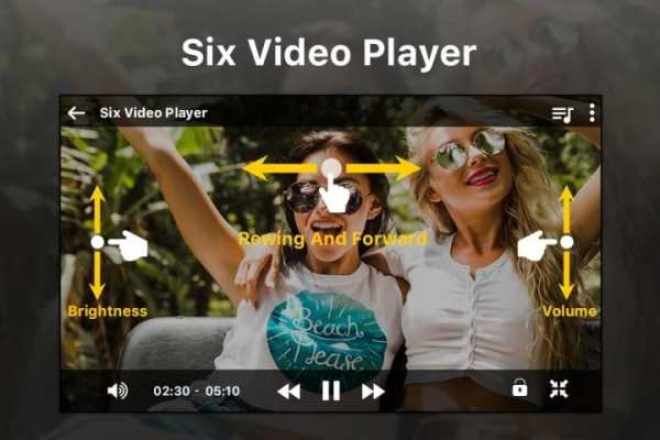 Six Video Player - All Video Player 2020 स्क्रीनशॉट 2