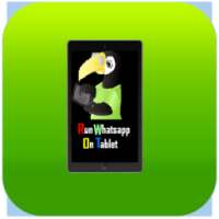 Run whatsapp on android tablet on 9Apps