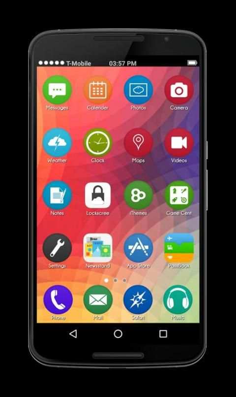 OS10 Launcher Theme Lockscreen скриншот 1
