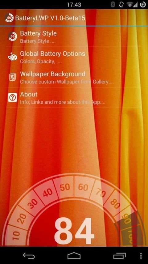 Battery LiveWallpaper HD स्क्रीनशॉट 4