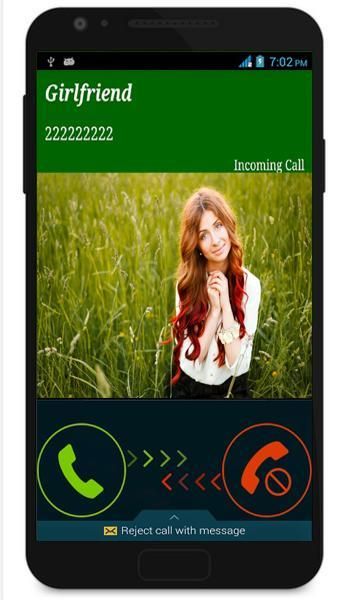 مكالمة وهمية من صديقات جميلات screenshot 2