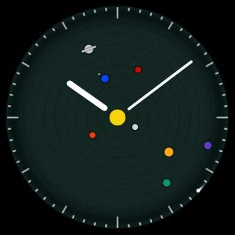 Planets Watchface Android Wear скриншот 5