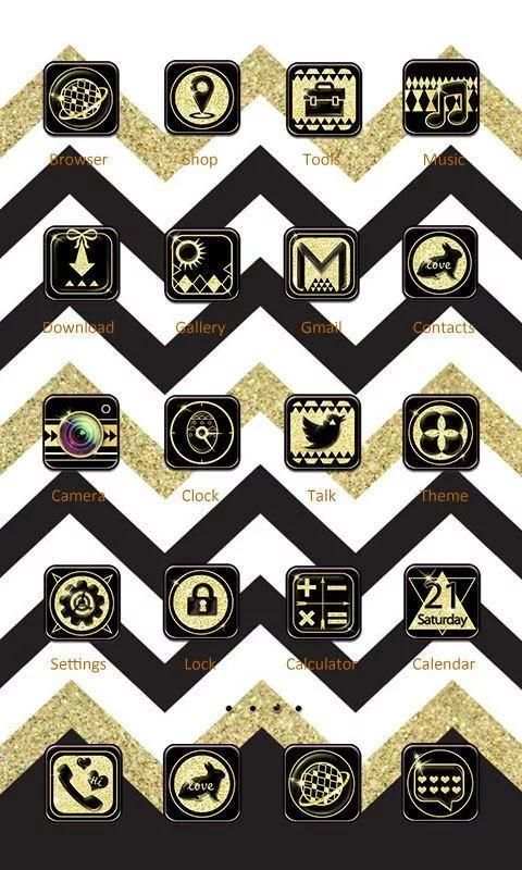 Glittergold - ZERO Launcher 2 تصوير الشاشة