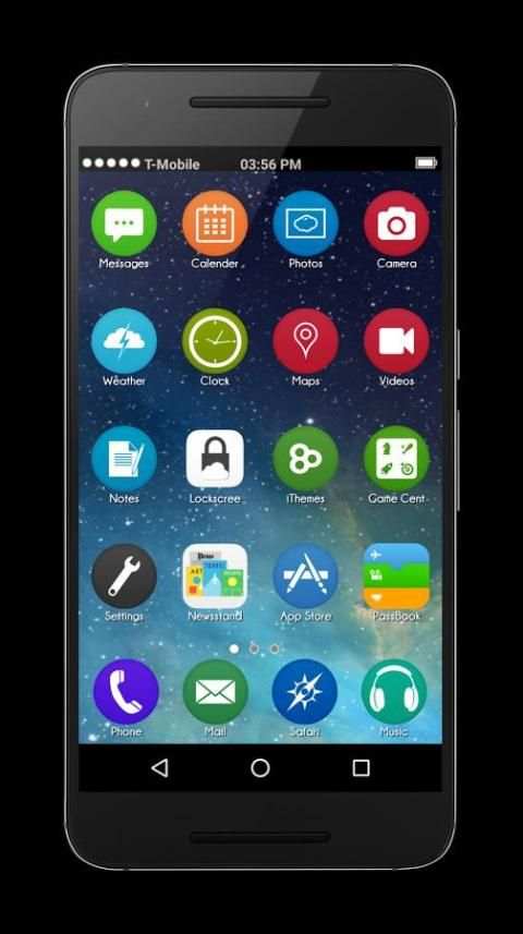 OS10 Launcher Theme Lockscreen скриншот 5