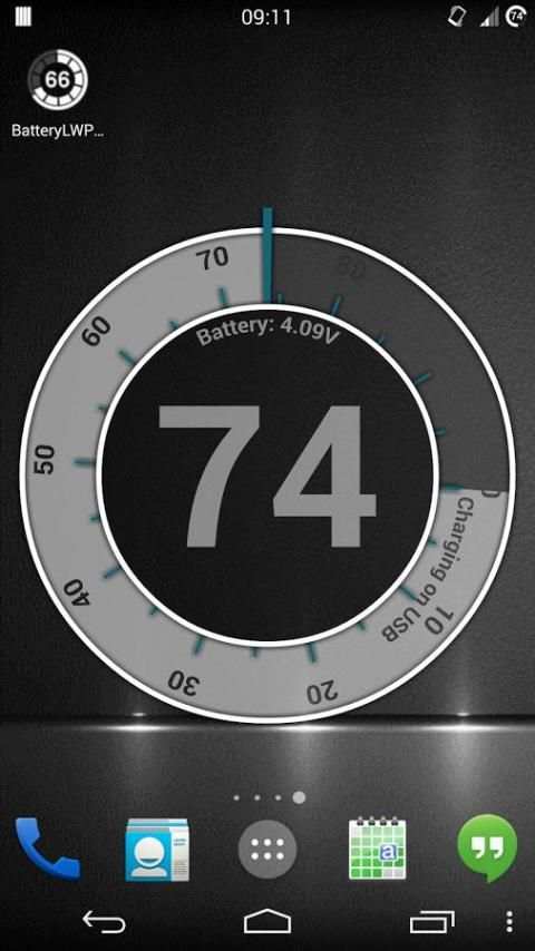 Battery LiveWallpaper HD स्क्रीनशॉट 3