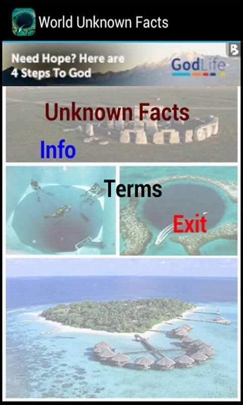 World Unknown Facts скриншот 2