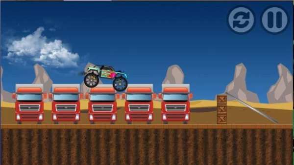 monster truck fire 3 تصوير الشاشة