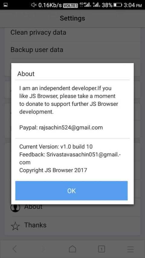 JS Browser- SuperFast Browser скриншот 3