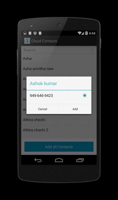Cloud Contacts screenshot 2