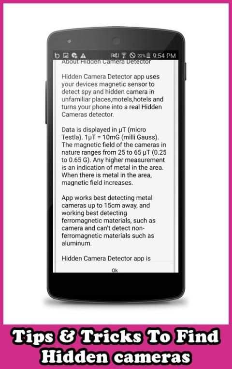 Hidden Camera Detector ** screenshot 1