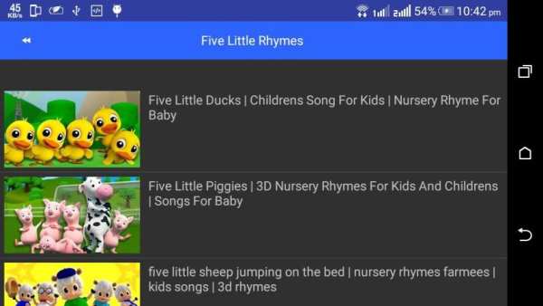 Nursery Rhymes Videos скриншот 2