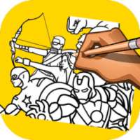How to Draw Superheroes on 9Apps
