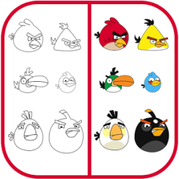 How To Draw Angry Birds आइकन