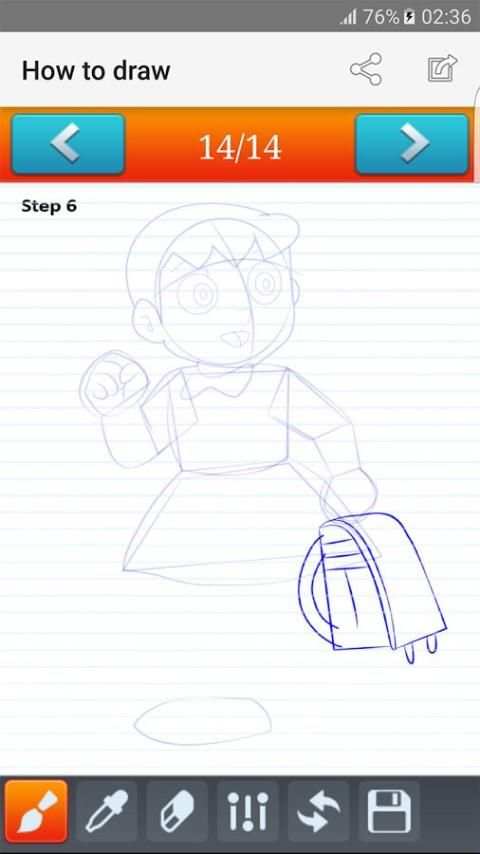 how to draw Doraemon скриншот 2