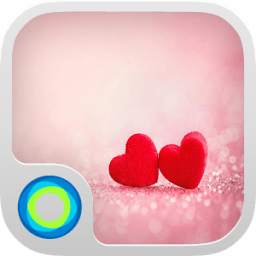 Romantic Heart Launcher Theme