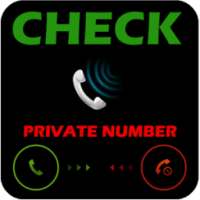 Check private number call