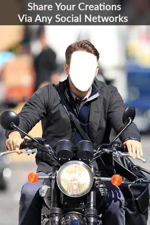 Men Bike Photo Suit скриншот 4
