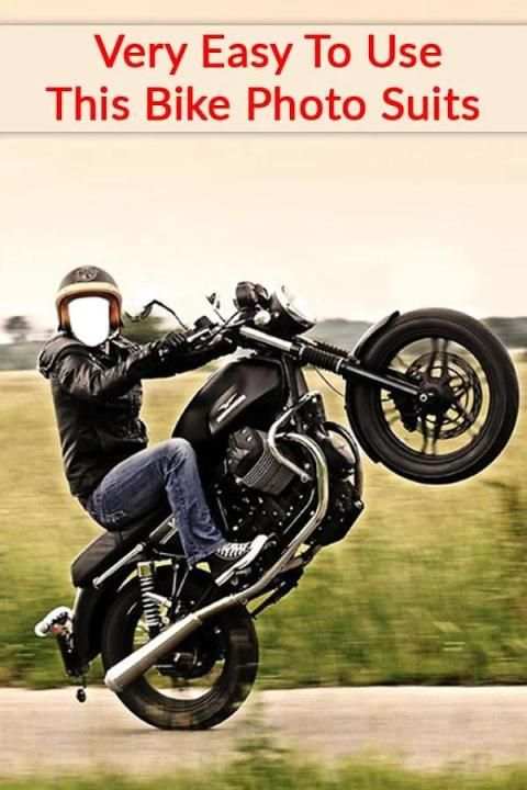 Men Bike Photo Suit screenshot 6