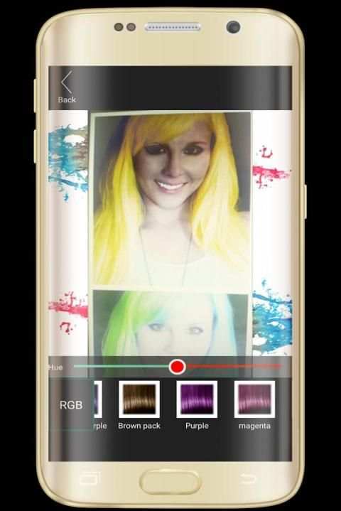 * Hair Color Changer скриншот 5