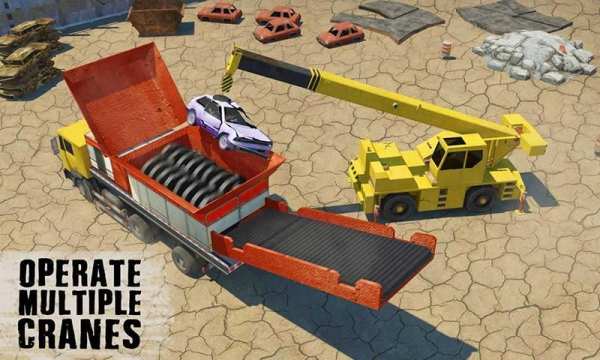 Junk Car Crusher Crane Driver screenshot 15