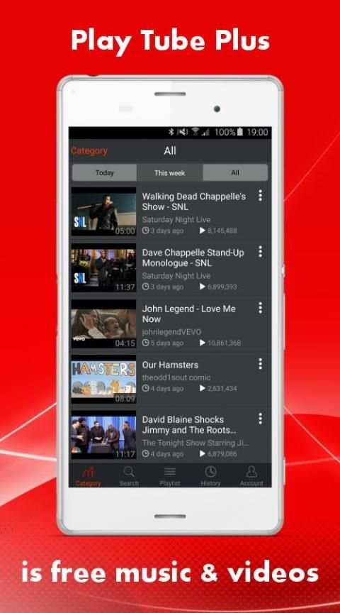 Play Tube Plus 4 تصوير الشاشة
