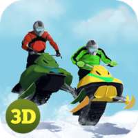 Extreme Moto Bike Snow Racing