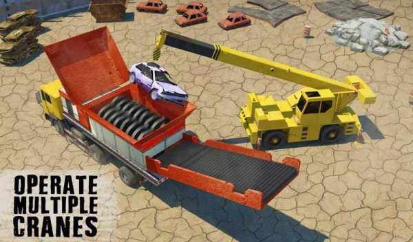 Junk Car Crusher Crane Driver screenshot 5
