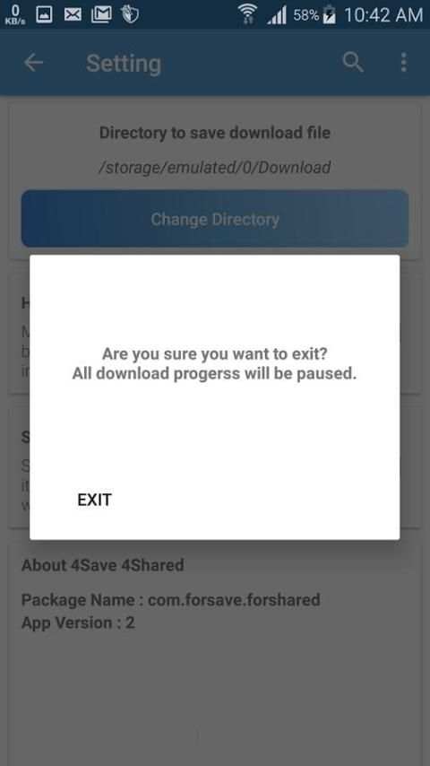 4Save 4Shared स्क्रीनशॉट 1