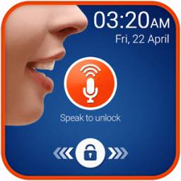 Voice screen lock