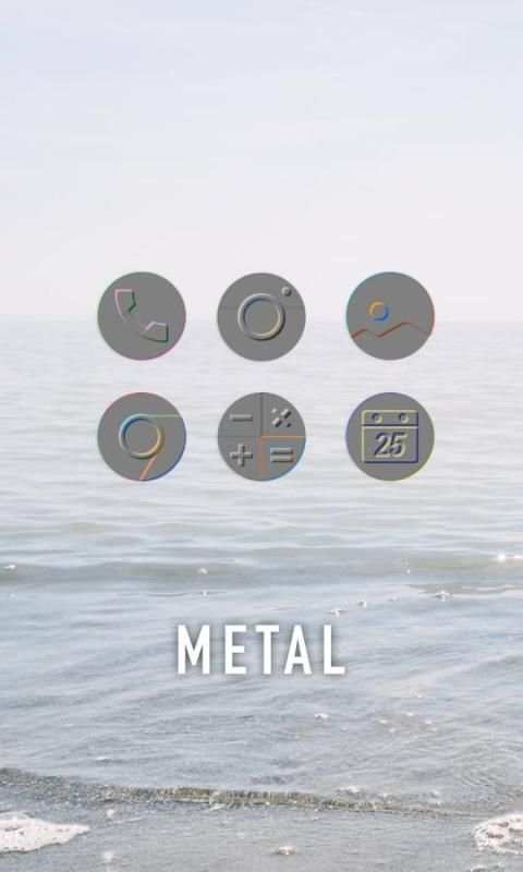 MetalCons : Launcher Icon pack screenshot 2