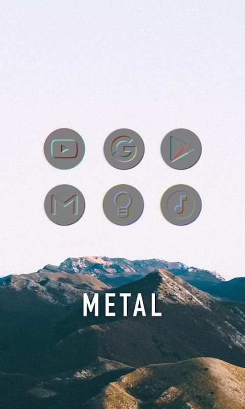 MetalCons : Launcher Icon pack screenshot 3
