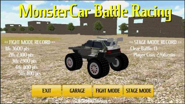 Monster Car Battle Racing स्क्रीनशॉट 8