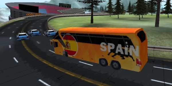 Soccer Team Bus Simulator 3D screenshot 5